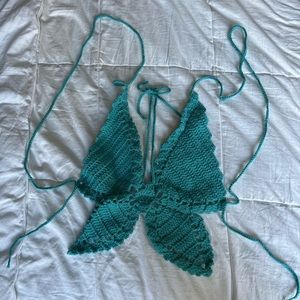 Butterfly Crochet Top